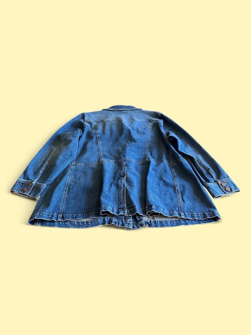 Vintage Venezia Denim Barn Chore Jacket Blue Women’s Size 22/24 2XL - Picture 4 of 6